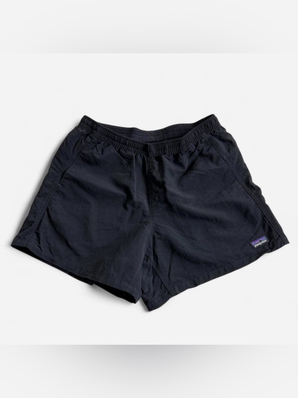 Women’s Patagonia Black 5” Baggies Shorts Size Small